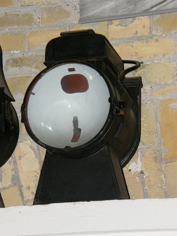 Rušňová acetylénová lampa s vyvíjačom acetylénu