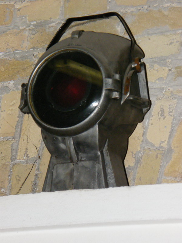Rušňová elektrická lampa - hliníkový odliatok („potápač“)