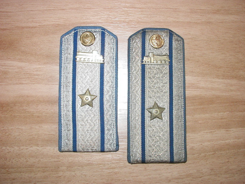 Náplecníky rovnošaty ČSD vz. 1954
