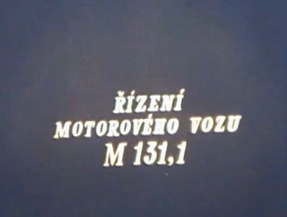 Řízení motorového vozu M131.1