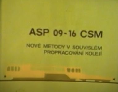 ASP 09-16 CSM - nové metody v souvislém propracování kolejí