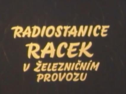 Radiostanice Racek v železničním provozu