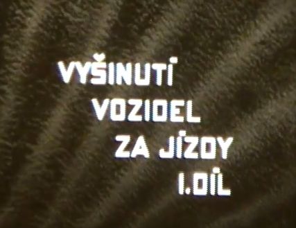 Vyšinutí vozidel za jízdy I. díl