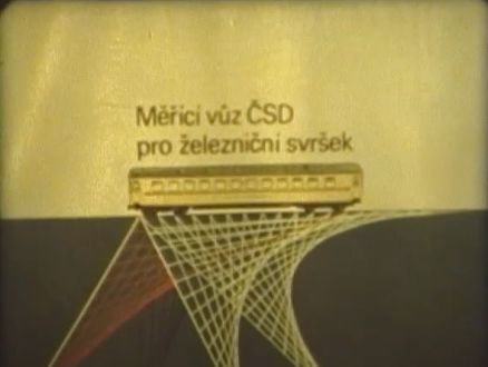 Měřící vůz ČSD pro železniční svršek