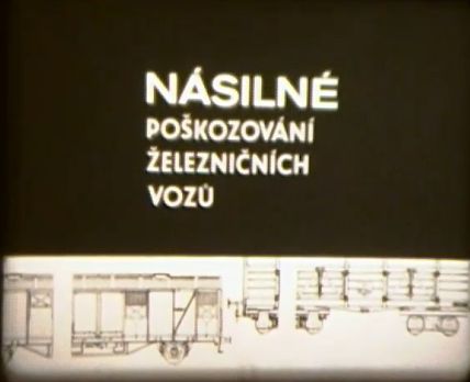 Násilné poškozování železničních vozů