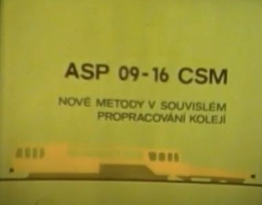 ASP 09-16 CSM - nové metody v souvislém propracování kolejí